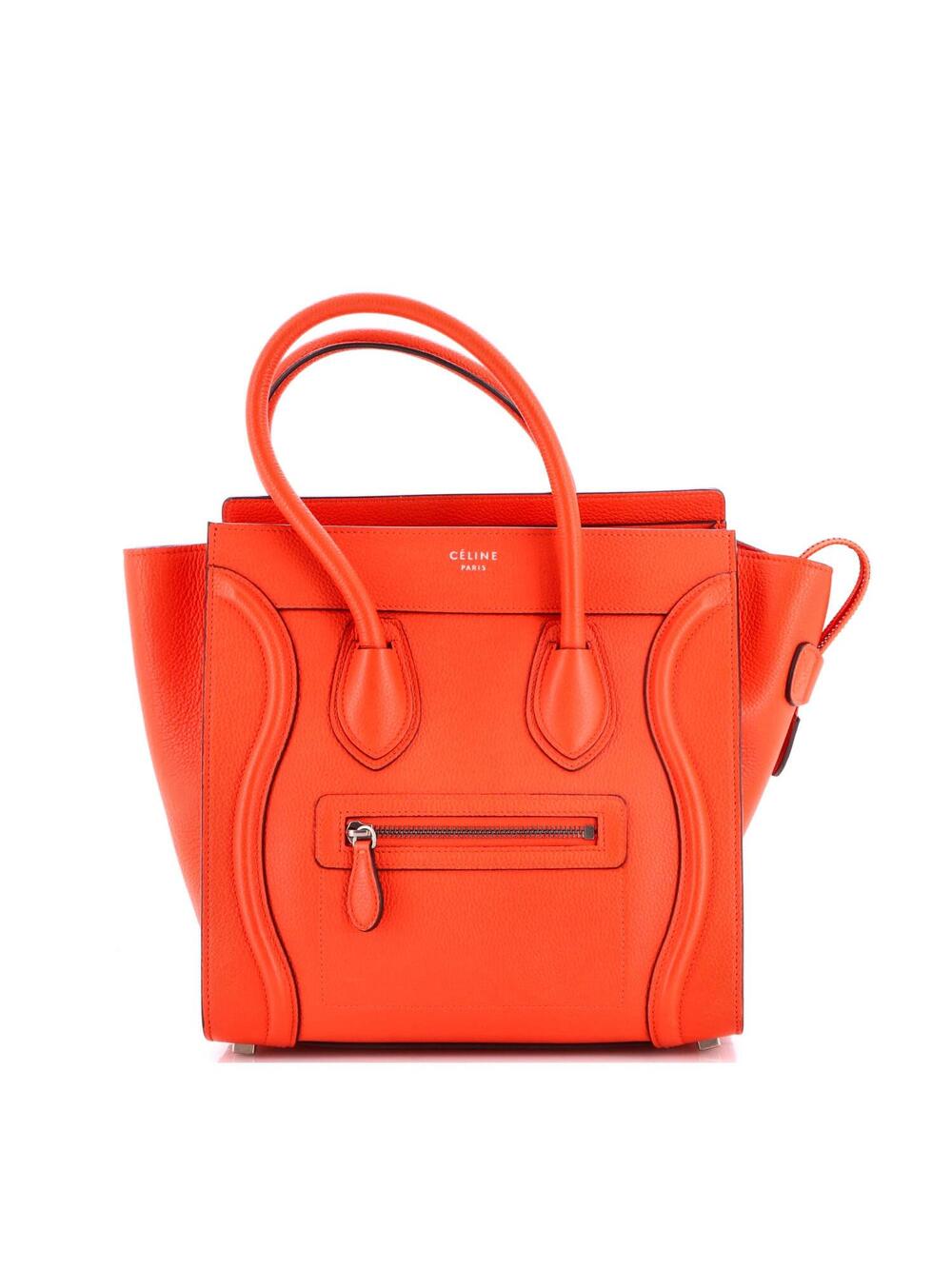 Celine Luggage Bag Grainy Leather Micro #285041C10B